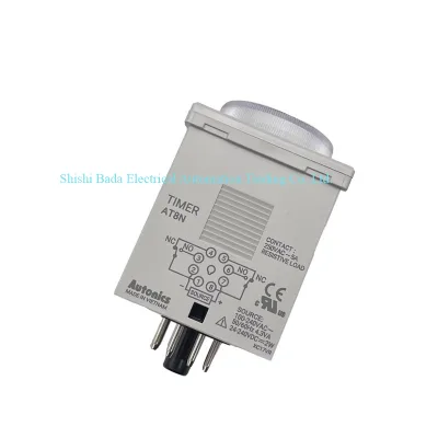 Original Autonics Digital Multifunctional Timer AT8N LCD Display 8-pin Plug 100-240V