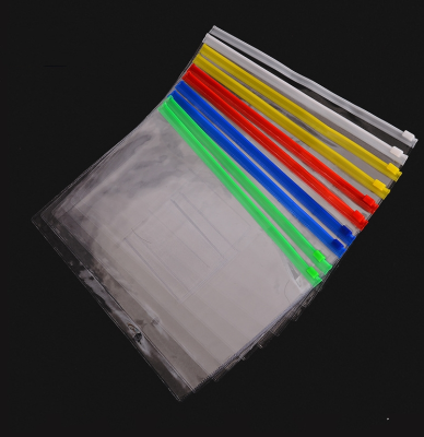 Wholesale Customize Pvc Zipper High Quality Plastic File Bag Poly Zip Lock Envelopes Files Zipper Folders