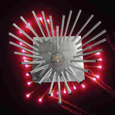 Valentine's Day Love Heart Wedding Firework Racks, Roman Candle Effect Fireworks Finale Racks