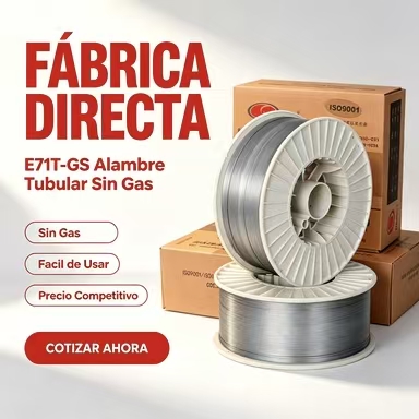 Electrodo Tubular E71T-1C Alambre Con Gas CO2 1.2mm 15kg AWS A5.20 E71t-11 Alambre Tubular Con Gas Certificado CCS DNV ABS