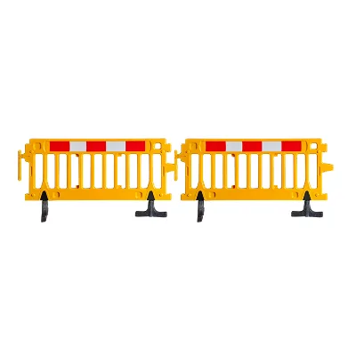 Weather Resistant Construction Traffic Control Barriers Barricade Barrier With Heavy Base