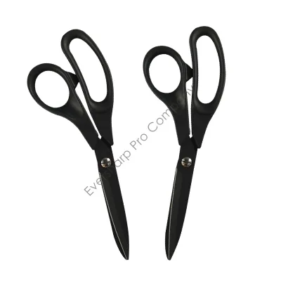 High-Grade Stainless Steel Right-Handed Tailor Scissors Smooth Comfortable Soft Grip Plate Handle Sharp Blade 8" Modern