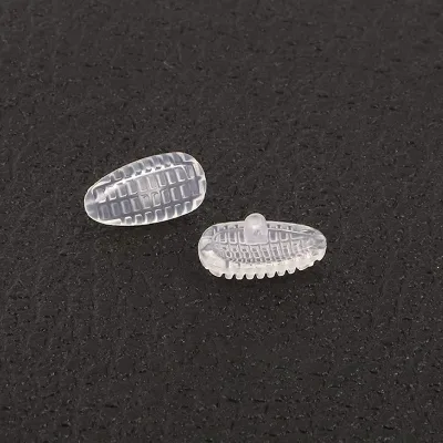 Good Price Silicone Nose Pads Eyewear Accessories Eyeglasses Nose Pads With Screw in / Push on Type