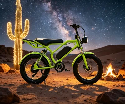 Electric Bike for Adults 500W Peak Mountain E-bike 65 Miles Range 48V Battery E-bike 20" Electric Bicycle for Commute