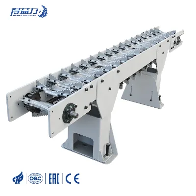 DEALE Wood Woodworking Machinery Mill Timber Cutting Sawmill Rip Multi Blade Saw V-type Chain Plate Conveyor Racks Workbench