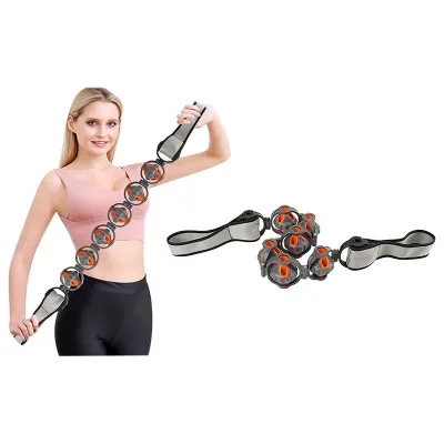 Julyfit New Product Six Beads Neck and Back Massage Ball for Yoga and Exercise