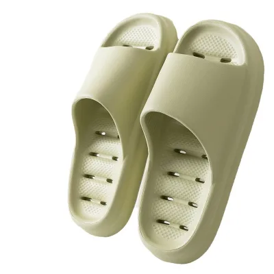 Men and Women's Summer Anti-Slip Bath Slippers Quick-Drying Hollow Out Cool Design Made of Durable Plastic