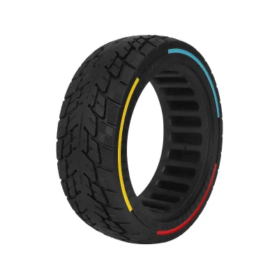 Ulip Electric Scooter 8.5*2.5 Off-road Solid Tire with Three Colors Circle Replacement for E-Scooter Repair Spare Parts Wheels