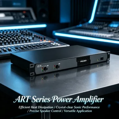 ART Series Audio Power Amplifier Crystal-clear Sound Precise Speaker Control for Mobile Stage Rental Business