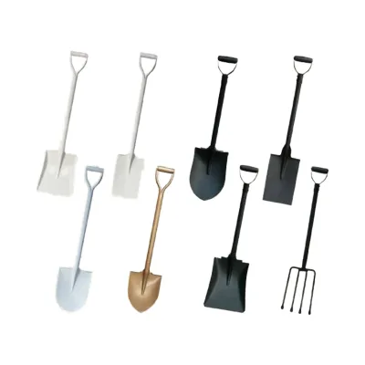 High Quality Y-Grip Metal Handle square Shovel Farming Spade for Agriculture.