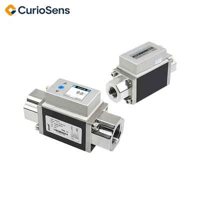 CurioSens High-precision Liquid Vortex Flowmeter Sensor Digital Water Flow Switch Made in Mainland China