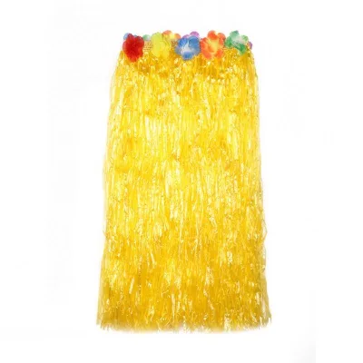 Colorful Party Decorations Sand Dance Skirt Disguise Hawaiian Grass Raffia Hula 40cm Skirt