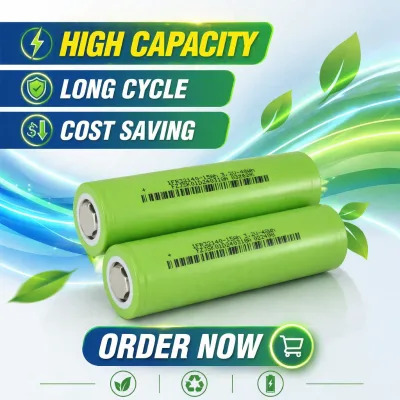 HYL JSK Grade Solid State LiFePO4 32140 IMR 18650 15Ah 3.2V 15000mAh 3C Discharge 6000 Cycles -20-40 Cell Consumer Battery