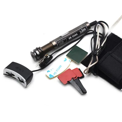 Sound Hole Style Tail-peg Preamp System for Folk Guitar LSM GB550A Pen Style Pickup with Volume and Tone Control