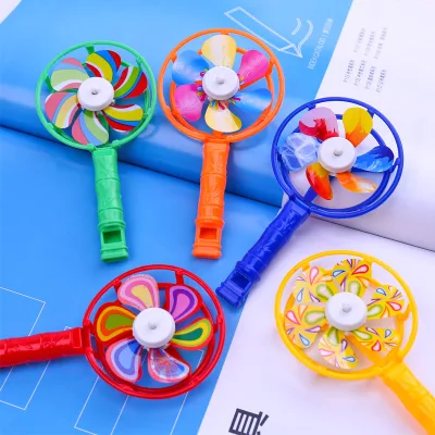 Jincan JC-1218 2026 Colorful Small Plastic Windmill Toy for Babies 0-24 Months EN71 Certified Creative Gift Bulk Pack