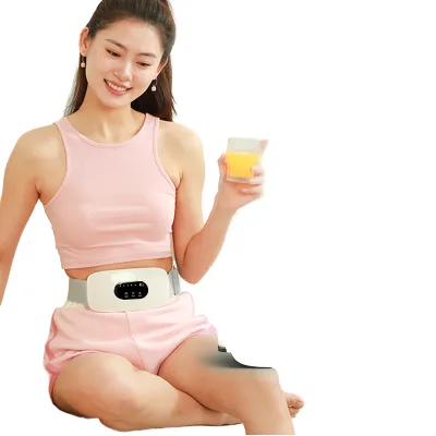 Men's Waist Slimming Belly Belt with Lumbar Massage Abdominal Back Massager Therapy Machine