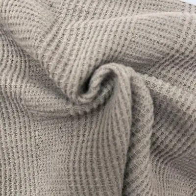 100% Polyester Eco-Friendly Anti-Mildew Breathable Waffle Fabric 230GSM 67" Width for Garment Apparel Clothing