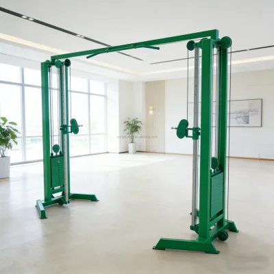 Factory Direct Sale - Adjustable Double Pulley Pin-loaded Cable Machine - Triceps and Biceps Strength Training