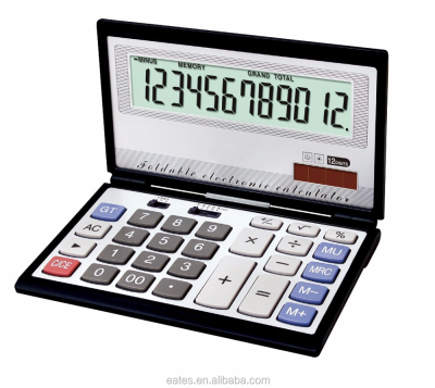 Promotional Gifts Calculator 12 Digital Laptop Foldable Calculator 8855