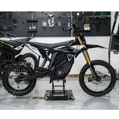 Altis Delta 13kW Electric Dirt Bike for Adult New Design Electrics Premium Quality RTR Streetbikes 72V 35Ah Black Color