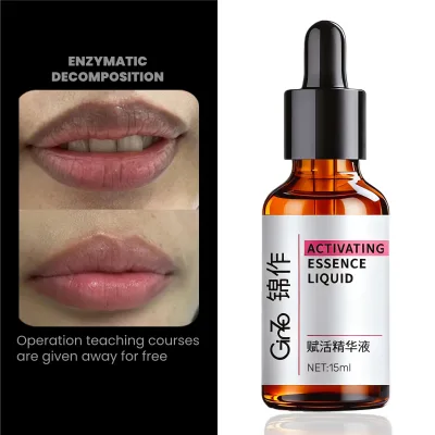 Melanin Removal Lip Essence Serum Effectively Breaks Down Lip Pigmentation for Pink & Rosy Lips Vegan & Organic Formula
