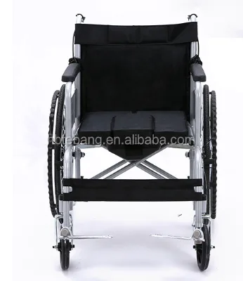 Manufacturer Supply Ecomony Type Manual Steel Wheelchair with Good Price