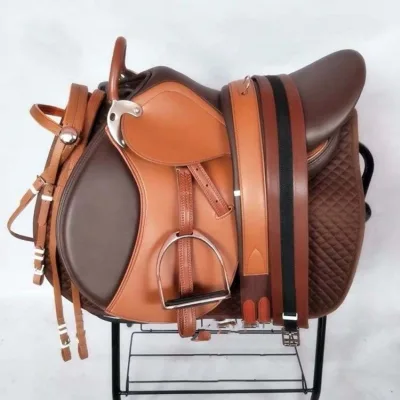 Custom Wall Mounted Horse Saddle Rack Breathable Padded Heavy-Duty 3-Tier Saddle Stand for Western & English Saddles