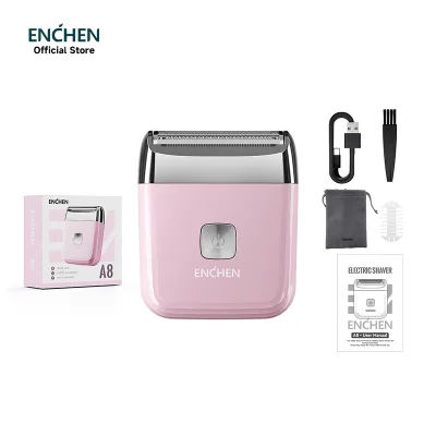 Electric Hair Remover for Women 3-in-1 Painless 60-Min Runtime IPX5 Waterproof Mini Travel USB Rechargeable by ENCHEN