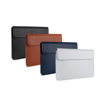 PU  Leather Laptop Bag Fashion Waterproof  Sleeve Cover Laptop  Business Notebook Messenger Bag Leather Laptop Bag