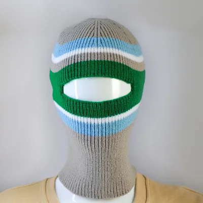 Balaclava Knitted Mask Manufacturer Jacquard Balaclava 1 Holewholesale Balaclava