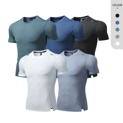 Muscle OEM Fitness Gym T Shirts Print Fashion Design Breathable Comfortable Running T Shirts for Men