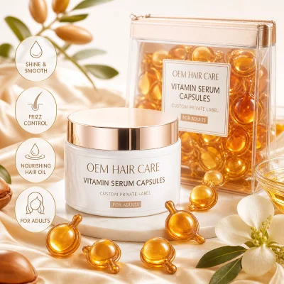 OEM   Hair Care Vitamin Serum Capsule Custom OEM Private Label for Adults