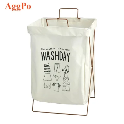 Fabric Storage Bin Cotton Linen Storage Basket Box, Foldable Washable Decorative Rectangular Shelf Container Clothes Organizer