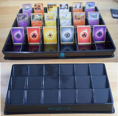 Gathering Playing Cards 18 Slots Card Sorting Tray Trading Baseball Poke Mon Yu Gi Oh and Magic