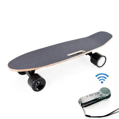 The 8KM Range Skateboard 350W Powerful Motor Best Selling Product with Remote Control Fty Wholesale Cheap Electric Skateboard