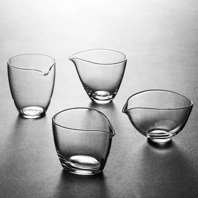 High Borosilicate Glass Kung Fu Tea Set Eco-Friendly Fair Cup Tea Splitter Drinkware