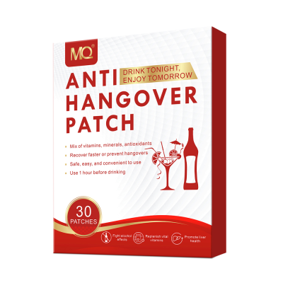 Hangover Relief Patch with Vitamins and PU Film Transdermal Technology for Health Care