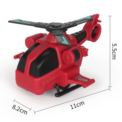 Wholesale Cross-Border Children's Toys Bus Helicopter Motorcycle Plastic Toy Cars Kindergarten Cartoon Gifts for 2 to 4 Years