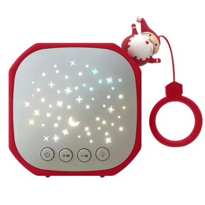 Battery Operated Sleep Sound Machine Portable White Noise Machine with Non Looping Relaxing Sounds