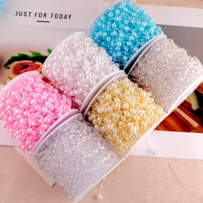Resin Gypsophila Bead Chain Fishing Line Pearl Chain DIY Christmas Headdress Shoes Flower Hat Bow Accessories