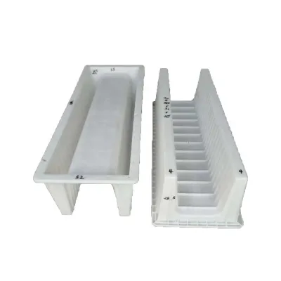 U Trough Cable groove Drainage tank Drain Railway Road Preform Concrete Plastic Mold