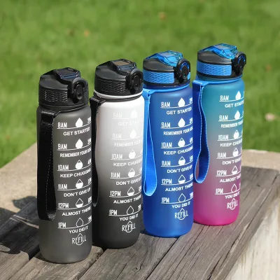 Factory-direct 1000ml -approved TRITAN Plastic Water Bottle Sports Cup Large-capacity Drinking Vessel High-end Design