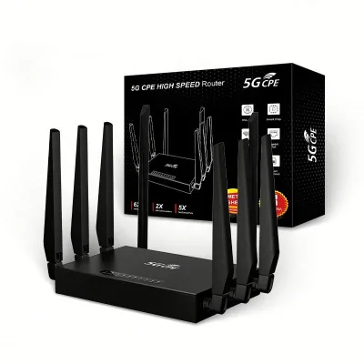 5G CPE HIGH SPEED Router NSA/SA OEM 5g Router with Sim Card Slot 5X Fast Ethemnet Ports 5g Router 5g Modem