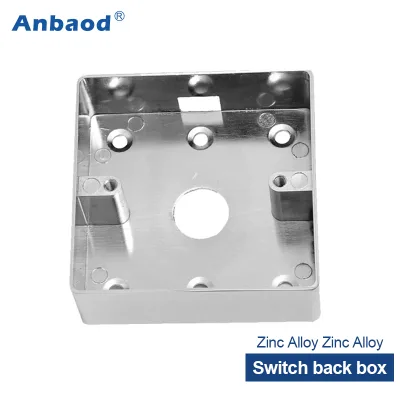 High Quality Good Zinc Alloy Back Box Price 86*86mm Exit Button Door Access Control System