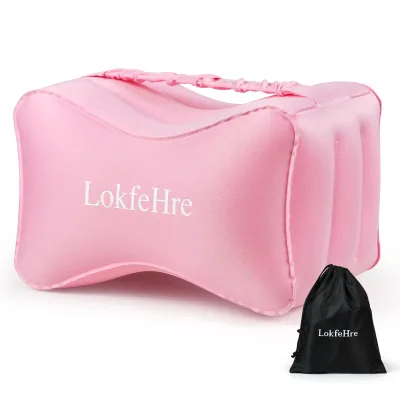 Inflatable Leg Elevation Pillow-Portable Knee Relief Pillow for Travel