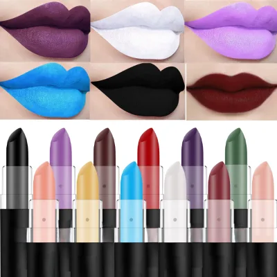 Creative Colorful Lipstick Set Waterproof Matte Lip Makeup for Party