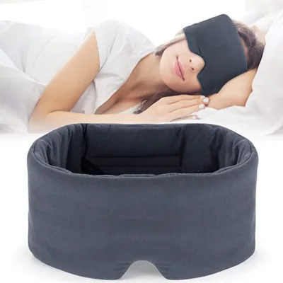 Full Size Large Modal Sleep Mask Total Blackout Blindfold for All Night Sleep Travel & Nap Eye Cover