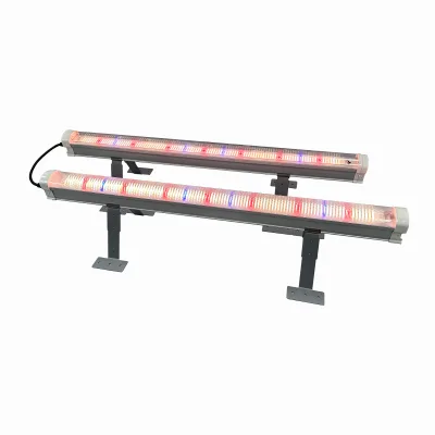 150W IP65 Patent Design LED Canopy Grow Light Bar Tube 4Ft 120W for Houseplants 0-10V Osr Red Bloom Application