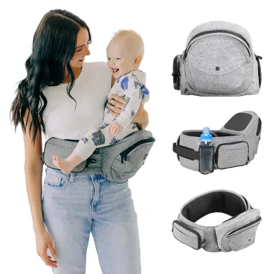 Premium Baby Carrier Newborn to Toddler Fashion Baby Carrier with Hip Seat