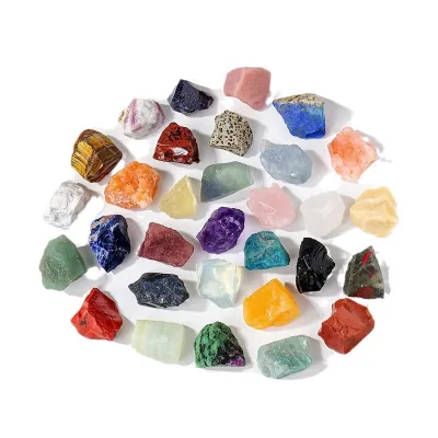 Factory Wholesale 25-35mm Natural Crystal Stone Raw Chakra Healing Stone for Love Raw Rough Stone Crafted by Hand